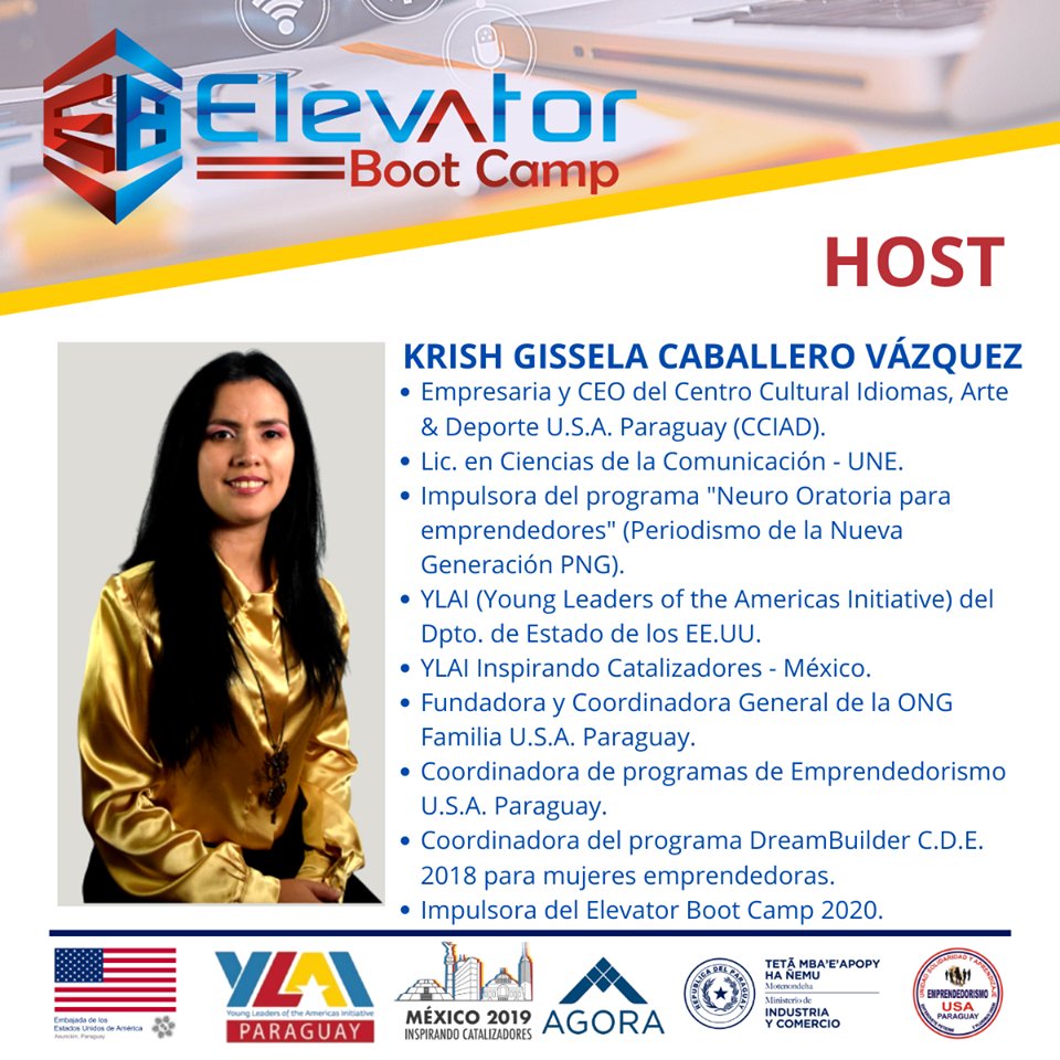 KrishVazquez's tweet photo. ¡¡Invitados de lujo en el Elevator Boot Camp 2020!! 🤩🙌 ¡Aún tenes tiempo de postularte! 👉 https://t.co/1IlFtxdPfA 👩‍💻👨‍💻
https://t.co/kva3hVePvP https://t.co/NlhoQq06Ys