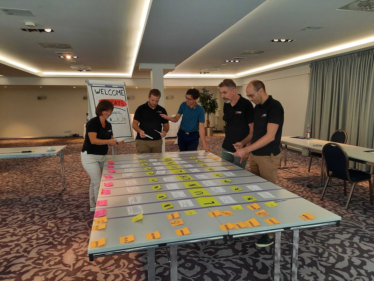 The team in action. After a long day we have created a proposal. The next few days the mails will go out to the ones that have made it.  #xpdaysbenelux thanks <a href="/vfrederik/">van houtte frederik</a> <a href="/peterlatten/">Peter Latten</a> Karen and Mohamed for the hard work