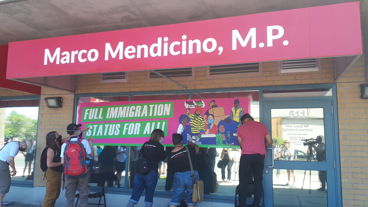 The Canadian government's Ministry of Immigration has been reclaimed as the Ministry of Full Immigration  #StatusForAll