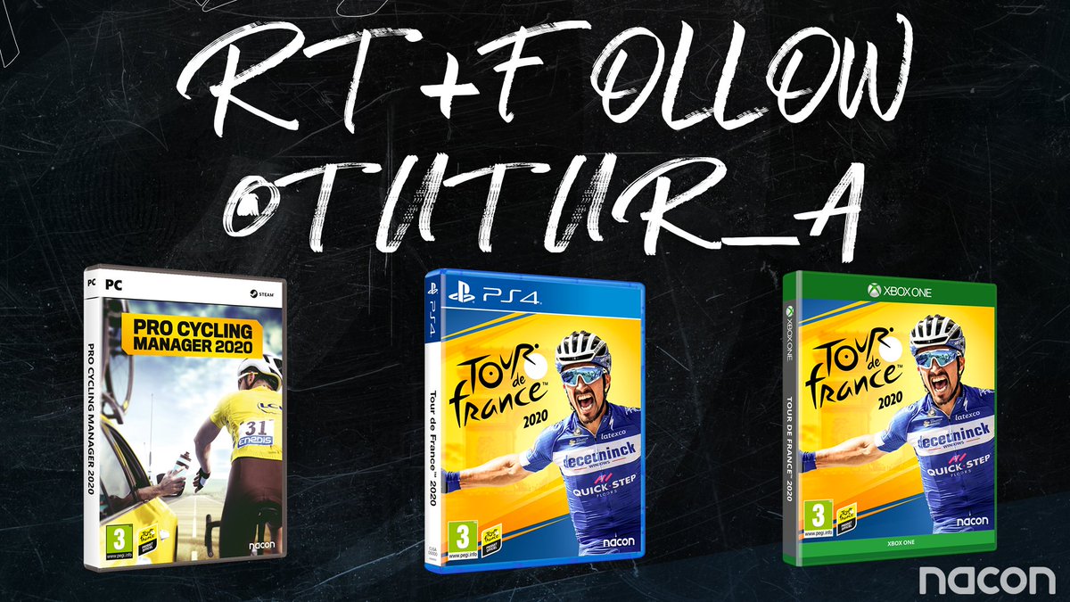 TuTuR_A's tweet photo. #eTDF #CONCOURS 

Pour la 1ère édition du eTour de France, je vous fais gagner le jeu de votre choix ! 🚴‍♂️

▶️Pro Cycling Manager 2020 PC
▶️Tour de France 2020 PS4
▶️Tour de France 2020 XBOX ONE

Pour cela RT + Follow @TuTuR_A 

Grand merci à @NaconFR ! 🤞 https://t.co/47SsGa6MTC