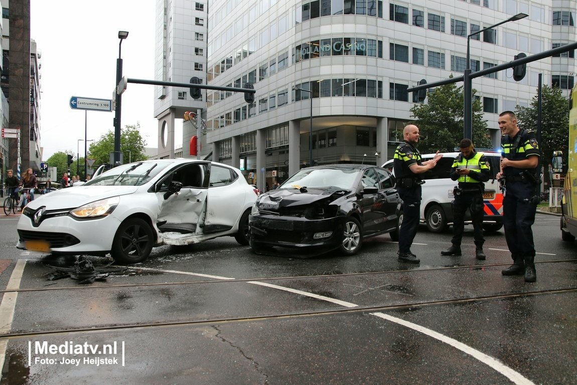 Wederom flinke aanrijding op Weena Rotterdam -..
