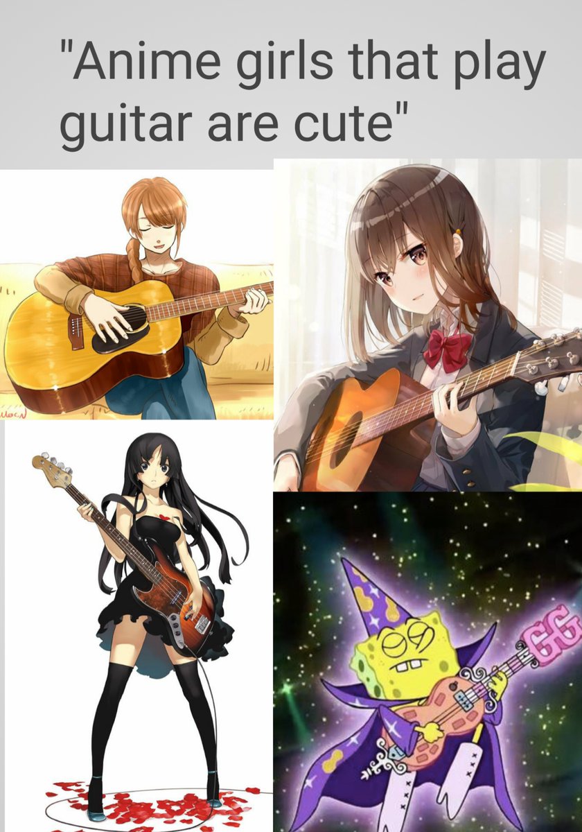 Memes For Imposters On Twitter Low Effort Meme But Hot Anime Girls