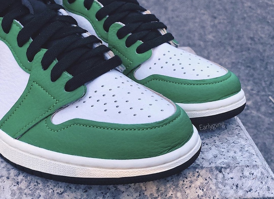Modern Notoriety The Women S Air Jordan 1 Lucky Green Features Chicago Style Color Blocking With Lucky Green Overlays Instead Of The Chicago S Varsity Red T Co Jxupl3jbdl T Co D2wagkg9w5