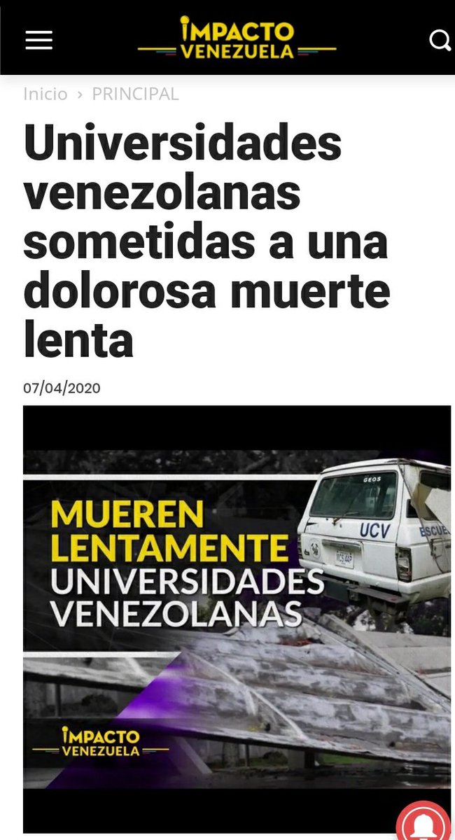 Universidades HERIDAS de muerte...