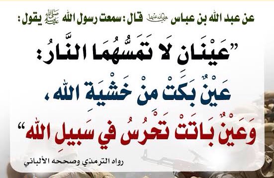 فـآتـًٌٍّ̨̥̬̩ـن آبـًٌٍّ̨̥̬̩ـرٍآهّيـّم 🌷🇪🇬 on X: "🌷☘️ قيل عن #الحراسة و#الجهاد "لأن أبيت حارسًا خائفًا في سبيل الله أحب إلي من أن أتصدق بمائة راحلة" #عبدالله_بن_عمرو "اعلم أن الحراسة في سبيل الله