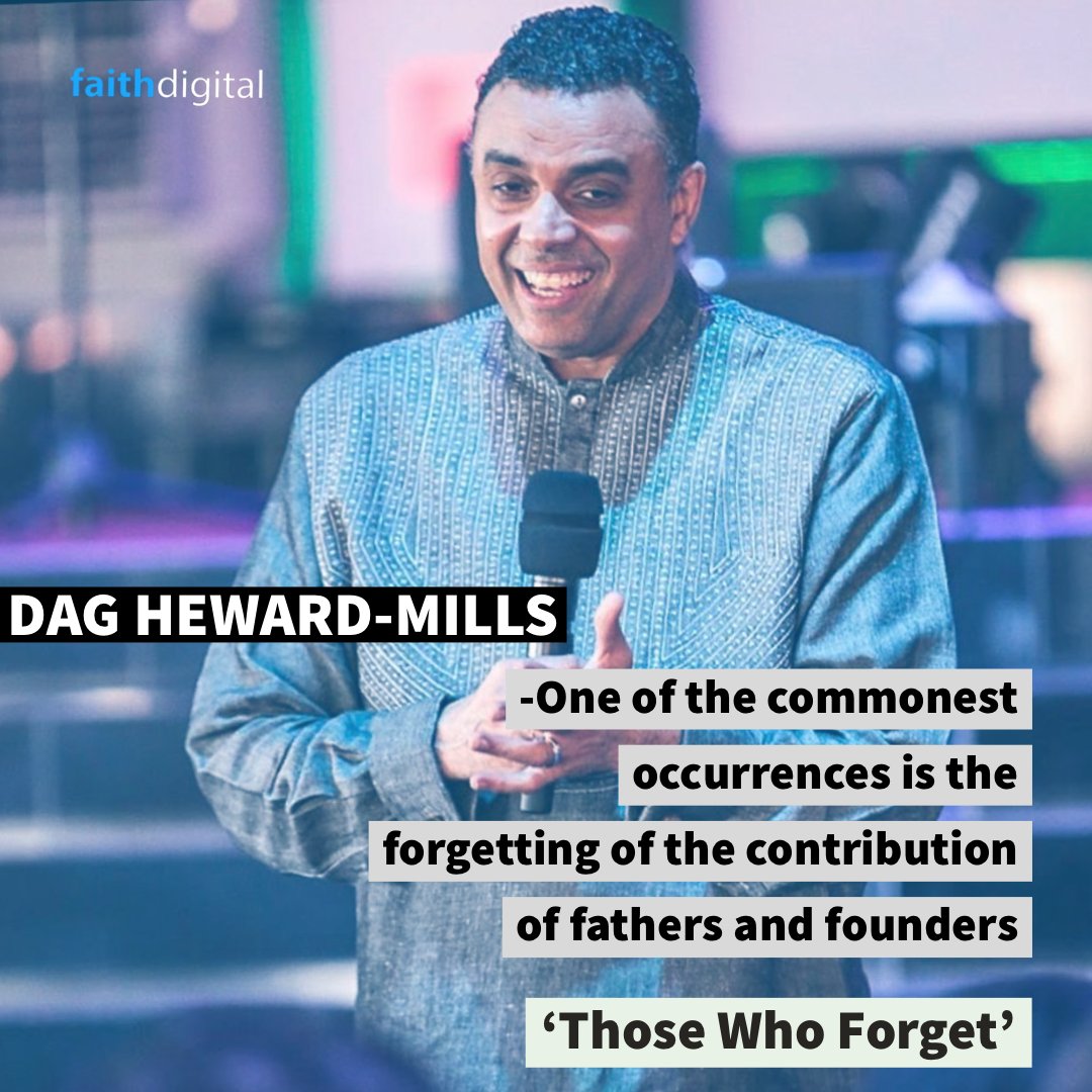 Fathers and founders play an important role in our lives. Don’t forget it! Read more in “Those Who Forget” by Dag Heward-Mills available at daghewardmillsbooks.org