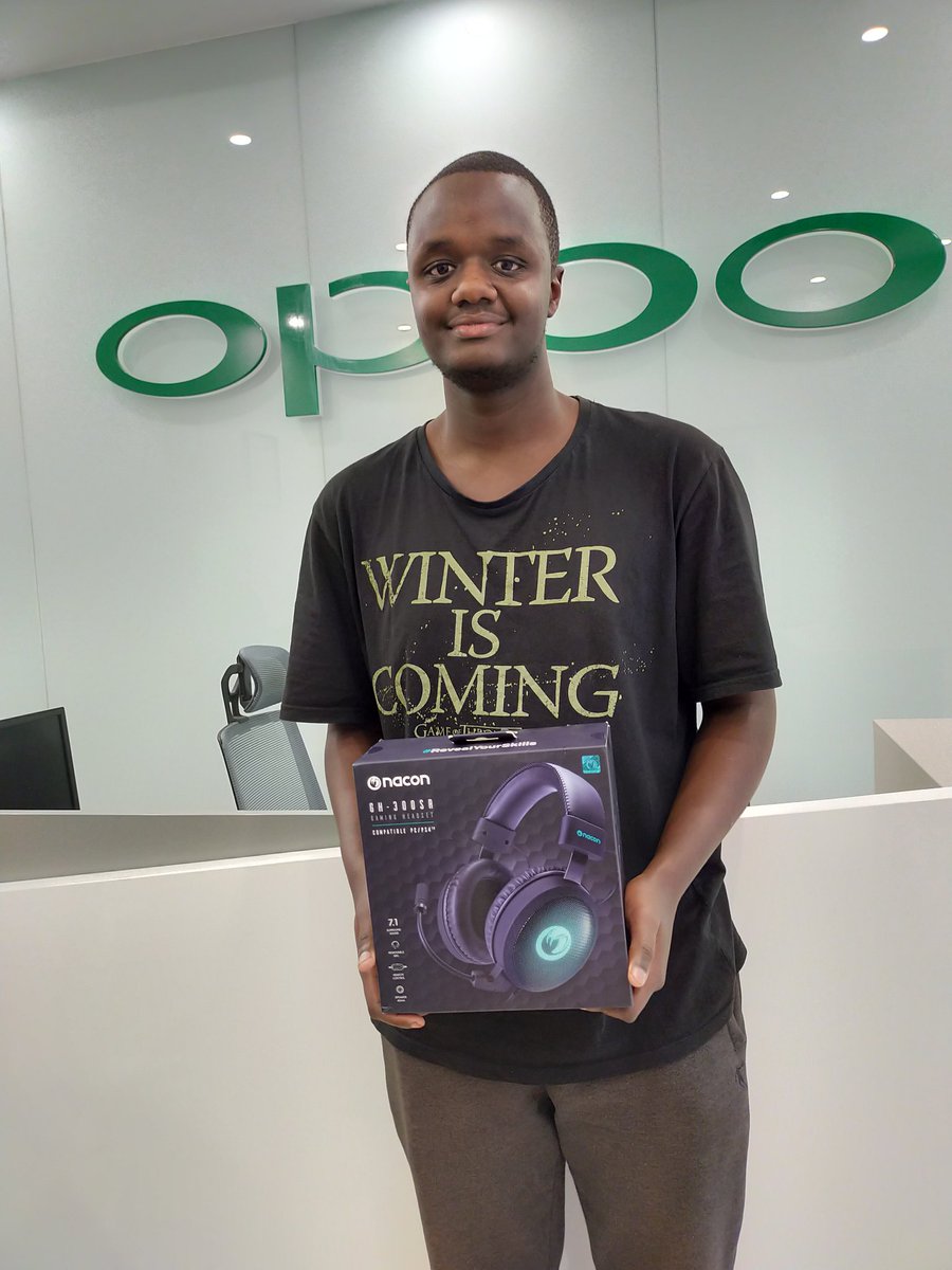 MovieJabber's tweet photo. WINNERS! From yesterday's #PWRDLive #SuperTrivia Finals x @OPPO_Kenya
#ShineUpYourAMoment Top prize winner Kim won #OPPOA92 8GB+128GB. 2nd placed Birgen Lotter won the Nacon Gaming Headset 🎧 & cosplay queen Jess won the Astro Orb Controller 🎮 https://t.co/od5ysHxAh7