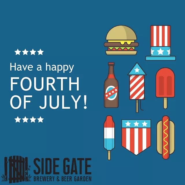 🍺🍔🎆Beer. Burgers. Bombs bursting in air.

#sidegatebrewing #friendsdontknock