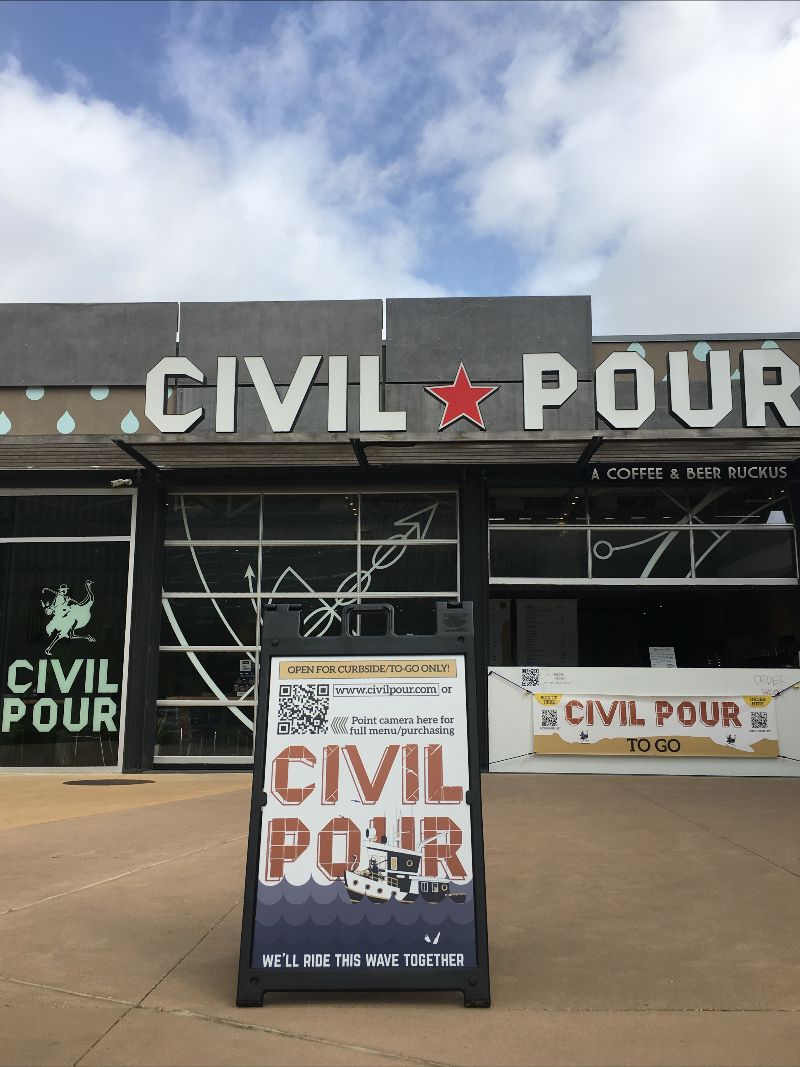 Civil Pour Is Back (to-go) + New Beers + We're Still Shipping Beans. Check all the details in our newest email newsletter -  mailchi.mp/5b32ff647f37/c…