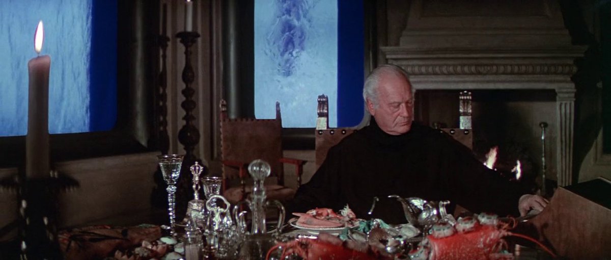 Where does his chef store and prepare all that friggin sea chow?