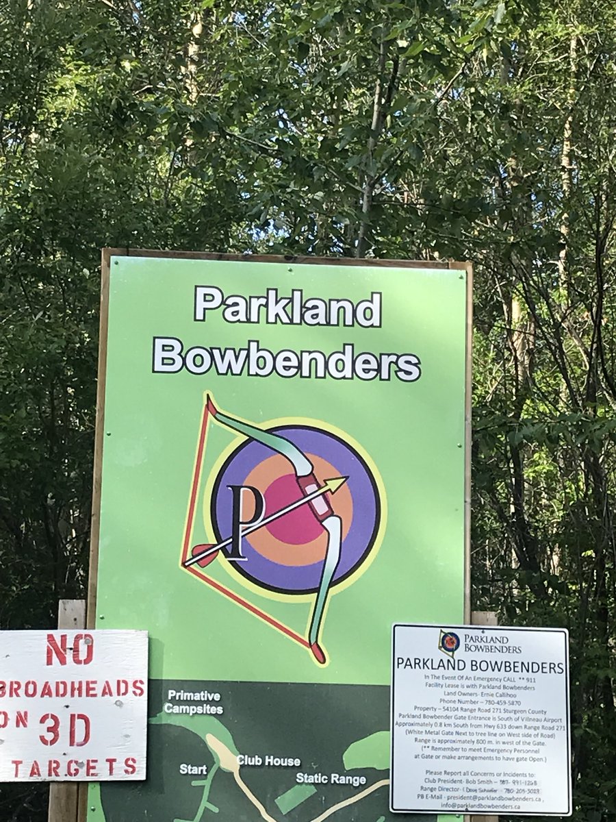 DOAGeoff's tweet photo. Went and did a couple 3-D rounds at Parkland Bowbenders today. I did OK but I definitely need to practice more between now and September. #archery #3dtargets https://t.co/jO289J9yhL