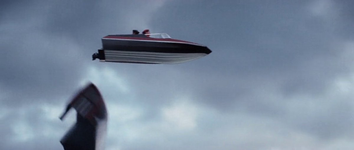 Maybe these two guys hid in a storage closet after dropping Stromberg off like, "there's no way I'm going back to that gdamn oil tanker death trap..."