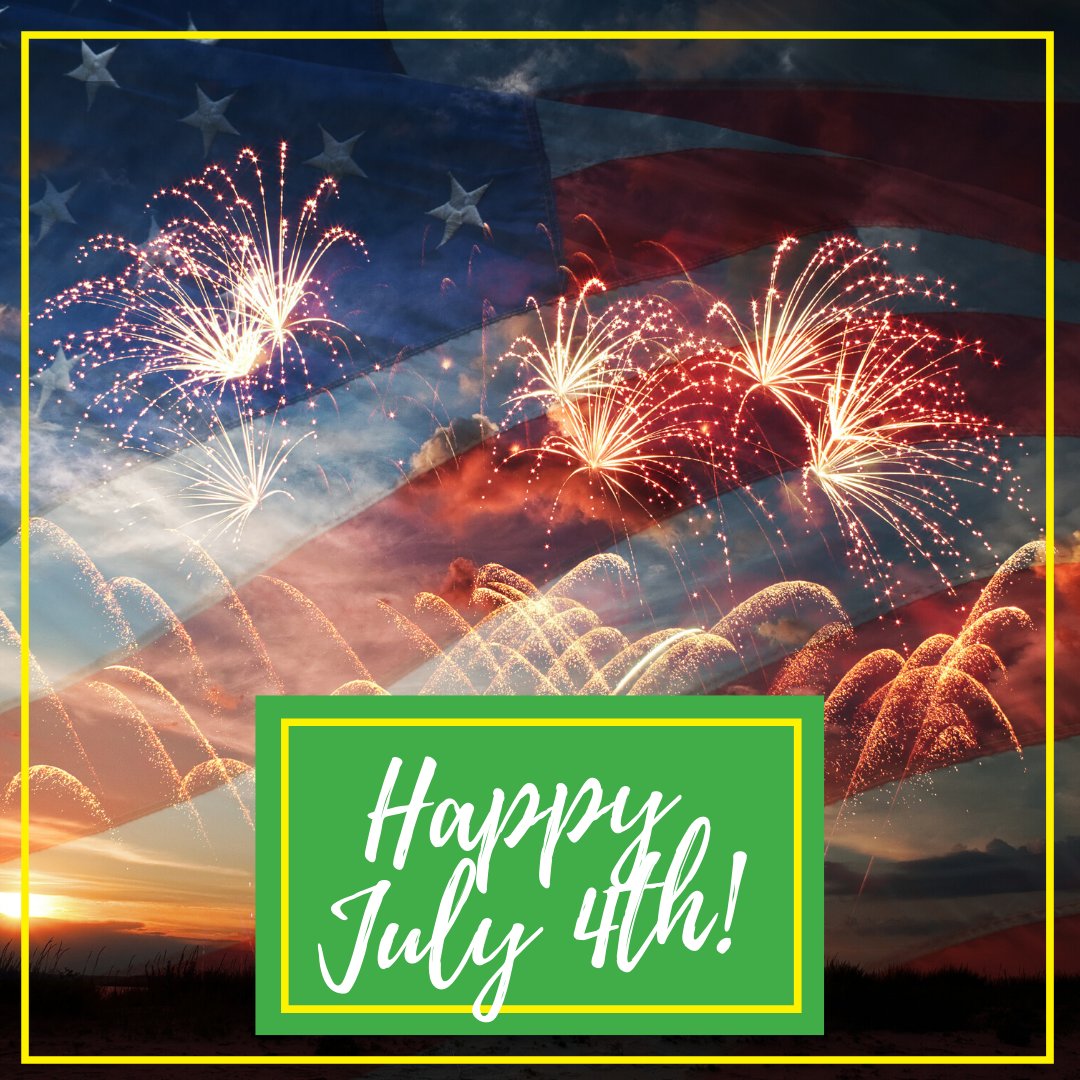 From our family to yours, Happy Fourth of July! We hope you have a safe and happy holiday! 🎇