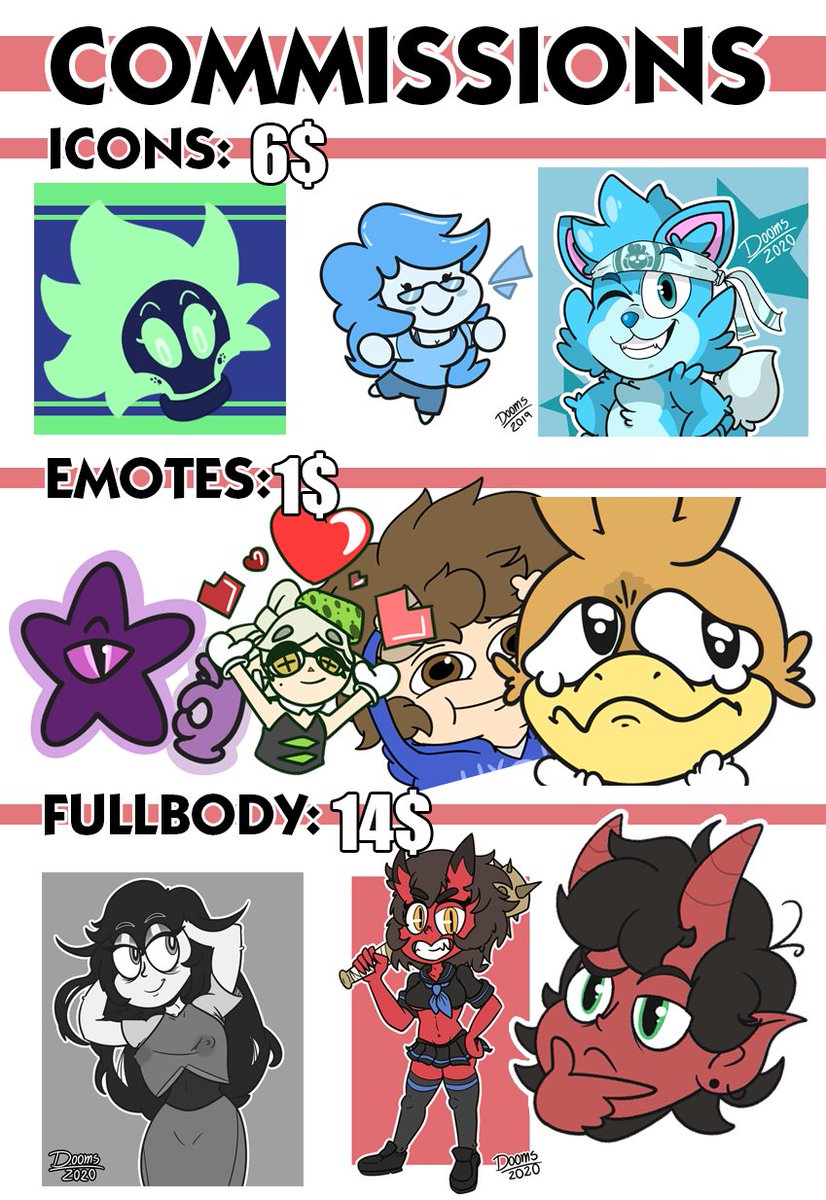 ?️Commission Sheet ?
Updated: 