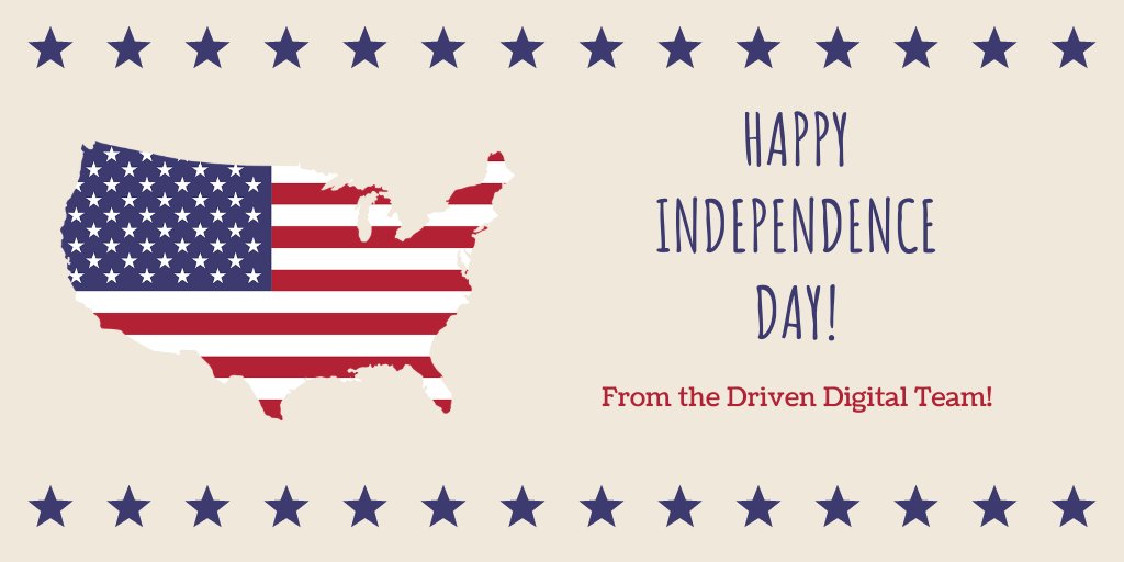 DrivenDigitalUS's tweet image. Have a safe &amp;amp; happy Independence Day! 🇺🇸💥
- The Driven Digital Team