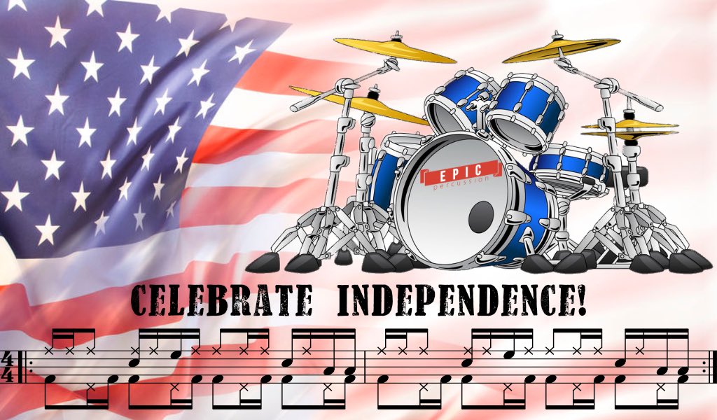 EPIC_percussion's tweet photo. Happy Independence Day! https://t.co/xJzfRVxdK5