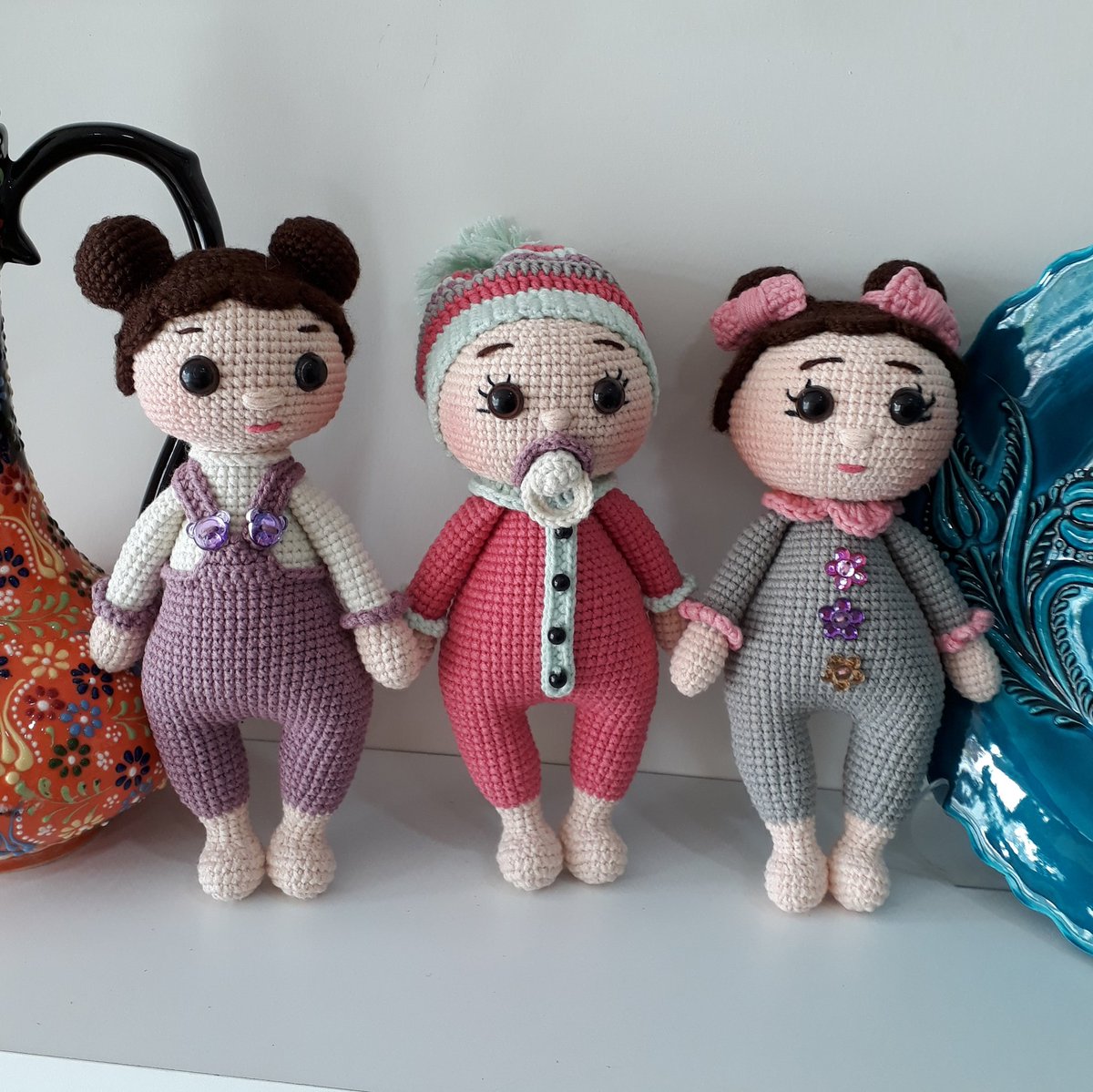 Lovely Crochet Dolls 🎁
#amigurumidoll #amigurumi #amigurumis #amigurumicrochet #crochetworld #crochetdoll #giftforgirlfriend #giftforbabygirl #giftforkids #nursery #nurserydecor #giftforbabygirl #healtytoys #stuffeddoll #knitteddoll #huggable #birthdaygifts #goodday #saturday
