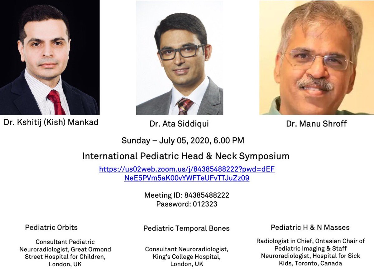 drmankad's tweet photo. Some pediatric head and neck classes with the Radiology Education Forum India tomorrow. Please note Indian Standard Times. #pedineurorad https://t.co/KujPKdPVyr