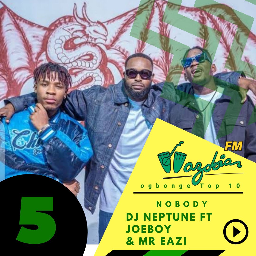 Wazobia_FM's tweet photo. Dis Nah #satideparipaSHOW with
@TUALEBABA1
#WAZOBIAFMTOPTEN #Num5 Know You @deejayneptune ft @joeboyofficial
X @mreazi
#satideparipaSHOW #SatideParipa https://t.co/kw77ewRZS2