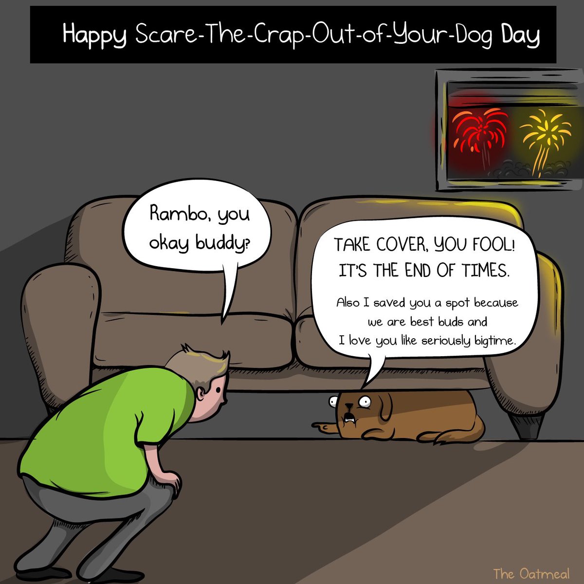 Happy scare-the-crap-out-of-your-dog day