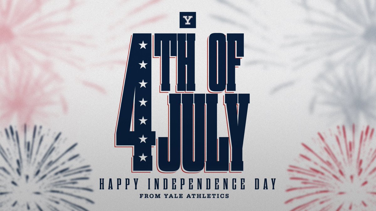 Wishing all a safe and happy  4th of July from our Yale Football Family to yours❕

#ThisIsYale  #4thofjuly