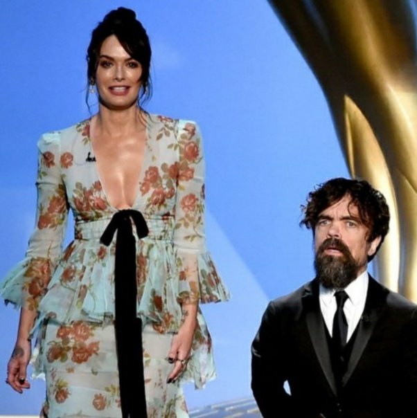 "Lena Headey; my inspiration and scene partner." Peter Dinklage