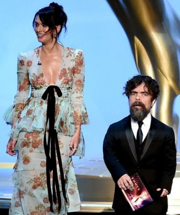 "Lena Headey; my inspiration and scene partner." Peter Dinklage