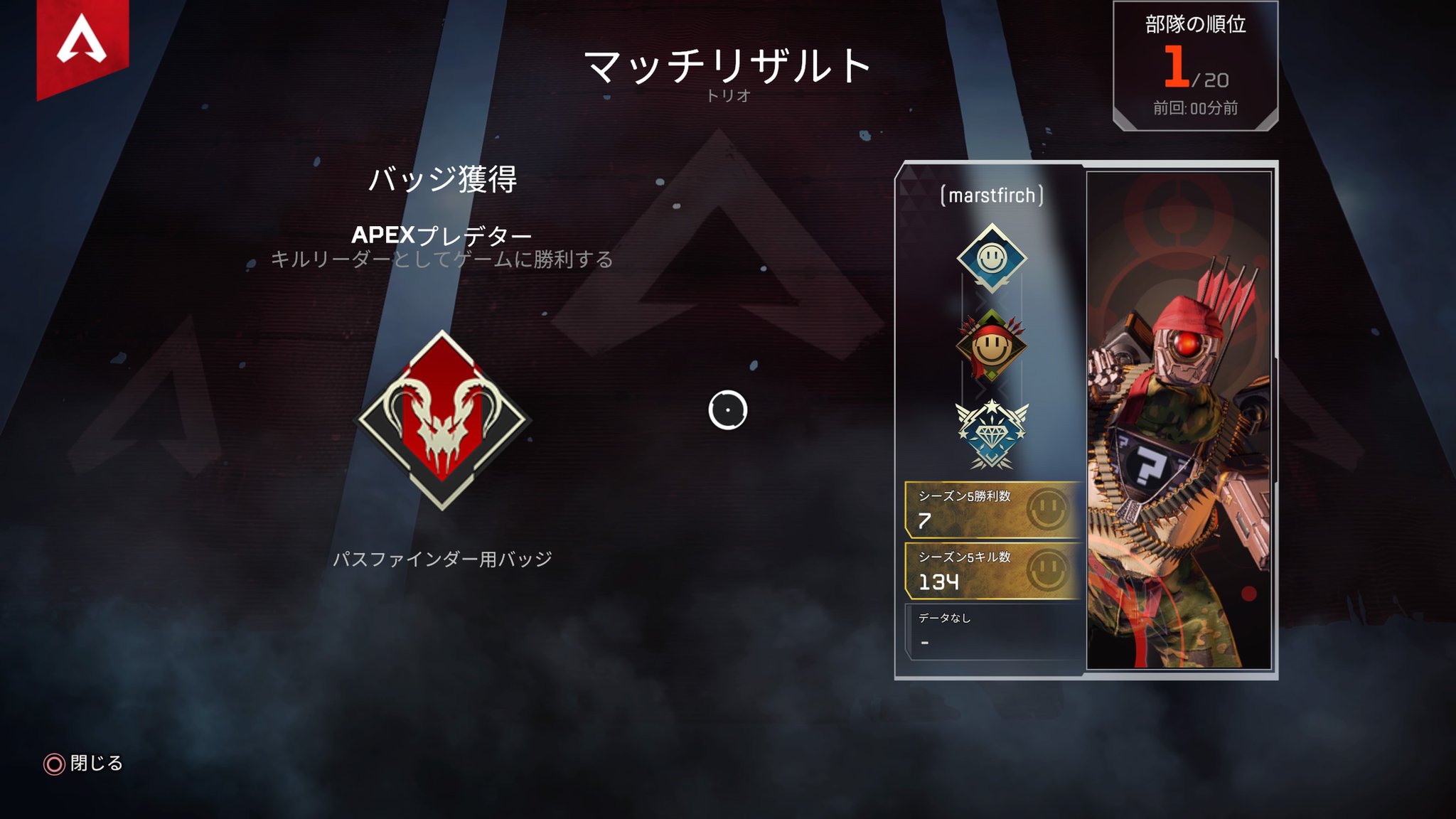 プレデター Apex