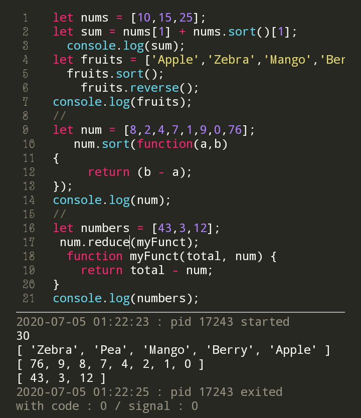AsimicJames's tweet photo. I need help, my #reduceFunction ain't giving me the write output. 😭😭
#javascript30 #100DaysOfCode #CodeNewbie #FrontEndDev https://t.co/rFr2EaOmln