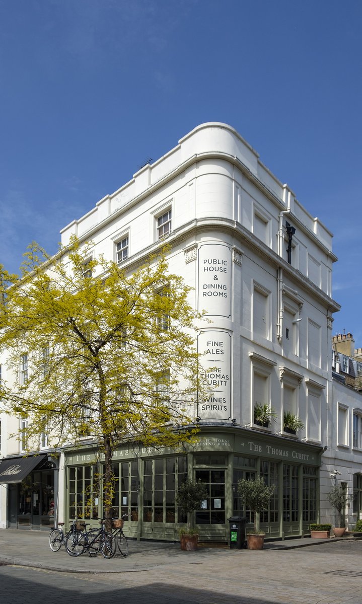 The Thomas Cubitt - Belgravia, named after the famous builder who built much of Belgravia and Pimlico, is not quite your neighborhood local, but still a stunning building.