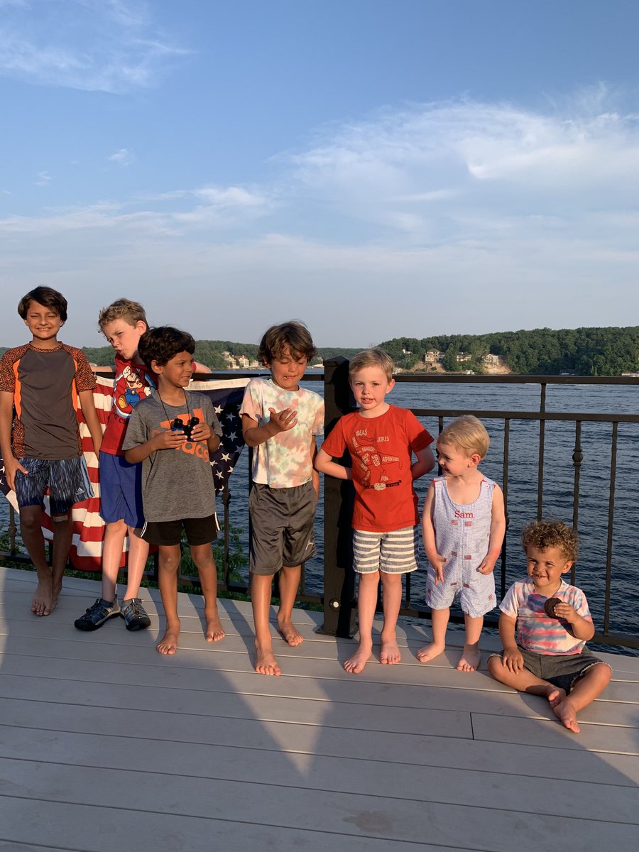 7 of my 12. Aren’t they perfect? #professionalgrandmother #HappyFourthOfJuly