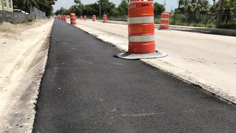 javier_argotti's tweet photo. American engineering group committed to addressing FDOT spec and safety on every project, as this widening. Here will take place a future bike lane on N 14th Ave. Hollywood City. #AEGmobility #bikelife #Bikeways #betterstreet @MyFDOT_Miami https://t.co/x9pfSffxAf
