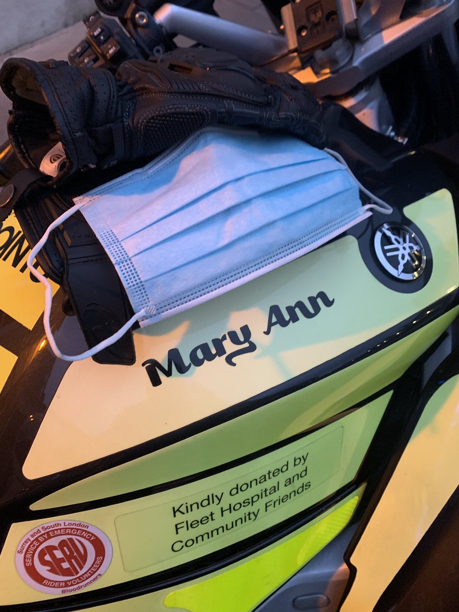 serv_sl's tweet photo. The pubs and restaurants might be open... but SERV SSL is still operating its lifesaving service. Mary Ann, one of our mighty FJR1300โs proving why they rule the road on a 2 box urgent delivery... steady, calm, effortless... #itswhatwedo
#servssl #bloodbikes #volunteers #fjr1300 https://t.co/6G5cHdtusj