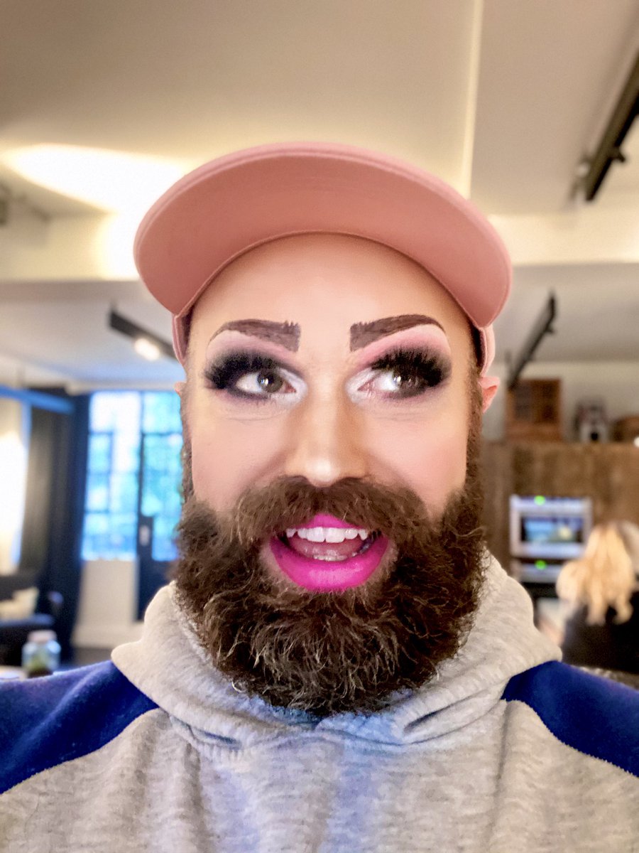 DrChrisMoRo's tweet photo. Presenting Candy Horn. It’s been a fun evening! I think this drag look suits me!! Thanks @garykeery you are a makeup legend. Now for Hamilton. #drag #makeup #jefferystarcosmetics #beardeddrag #dragbear #bear #bearda #bearded #londondrag @jeffreestar https://t.co/Jnsoo4GFuk