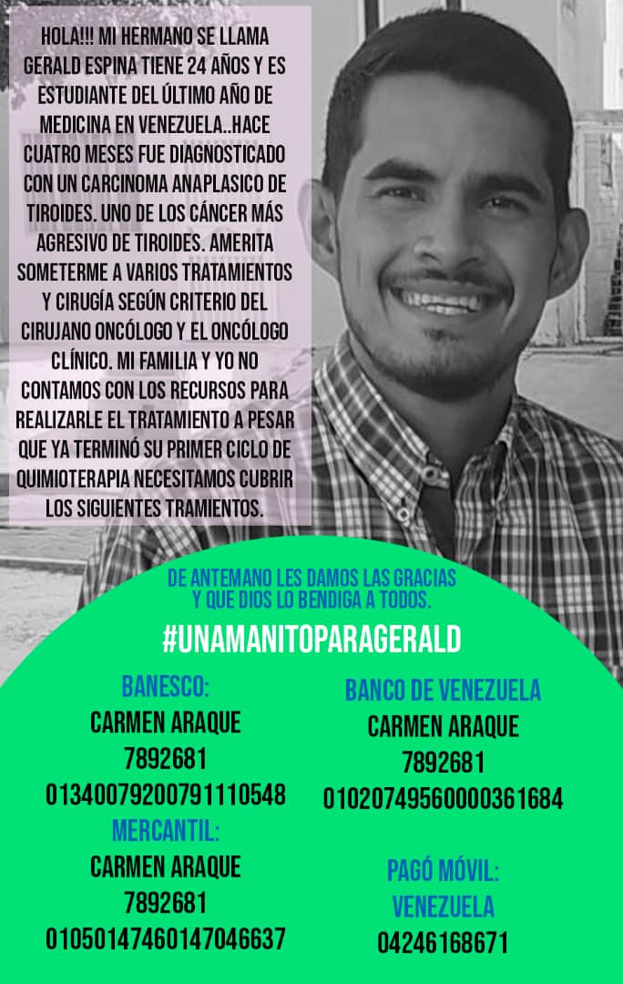 Greys_Maths's tweet photo. Quien pueda ayudar por favor! Es un primo! Futuro médico https://t.co/qSP6Gzsdxv