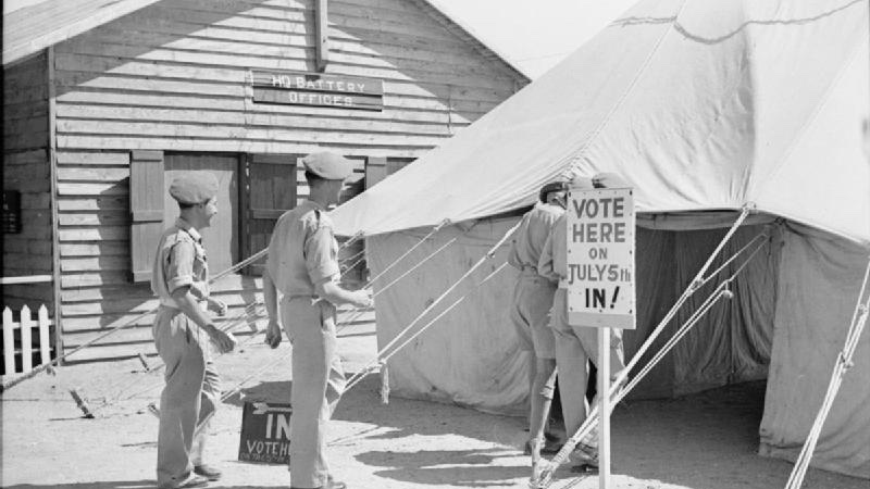  #OTD 1945. General Election. Britain heads to the polls nationally for the first time in a decadeBut the country would have to wait three weeks for the result. Ballot boxes were locked away in council basements until the service vote arrivedA final thread on the 5th July 1945