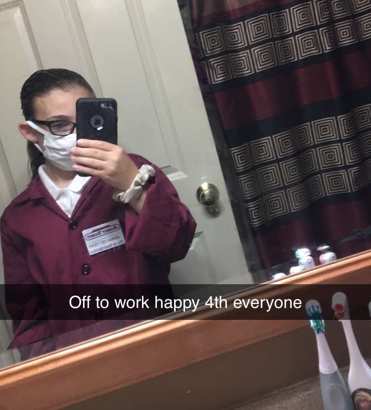 Off to work happy 4th everyone
