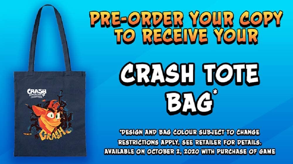 Crash Bandicoot Backpack Tags - 24h delivery