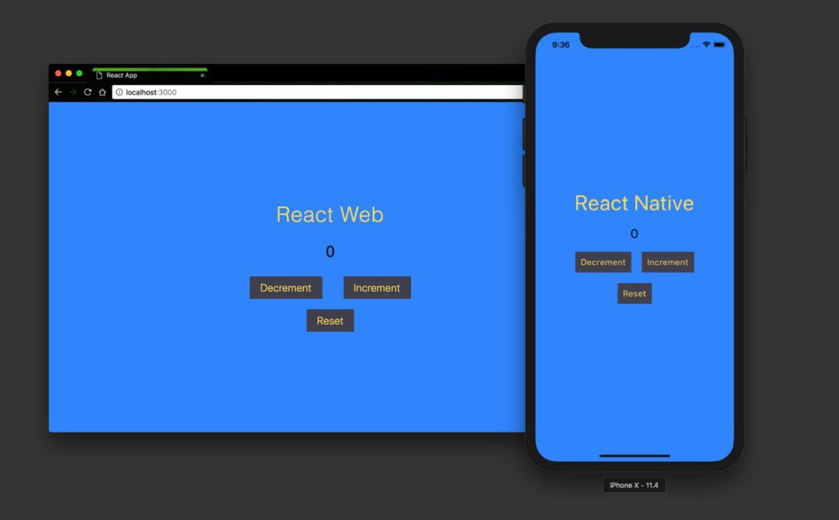 Yusadolat's tweet photo. Something useful if you want to transition from React to React Native

A deep area that I am finally getting into properly

https://t.co/otHBdTpNYb https://t.co/aJEASMmXbw