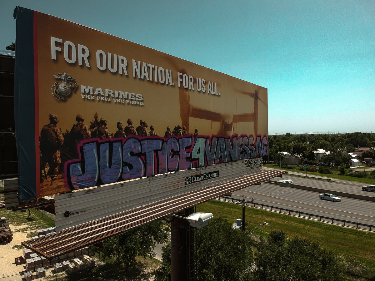 Domsquiat_'s tweet photo. Indiana st. 
San Antonio TX 
I choke up everytime I see or hear your name. 
Justice for Vanessa Guillen https://t.co/ZeUCv9BMDr