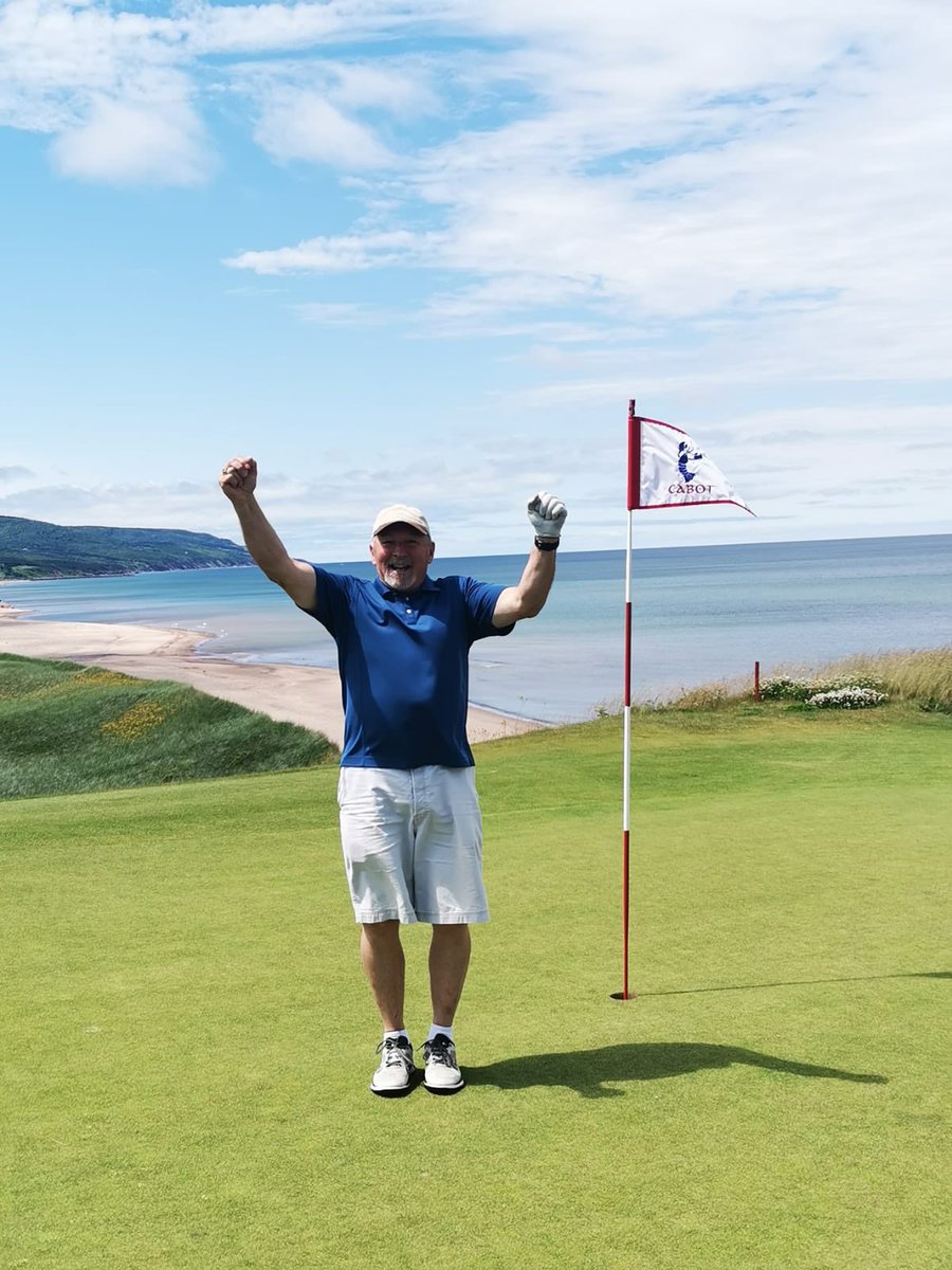 My dad got his first hole in one today and I couldn’t be more proud or happy for him!!! ❤️ If you know the challenges we face, you understand why this moment brought me to tears!!! What a frigging day!