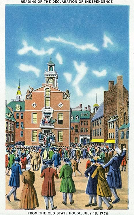 The Continental Congress had the Declaration of Independence read aloud in public squares to announce their decision to “institute [a] new Government.”To many listening *at the time* what would have jumped out at them was not its flowery words, but rather who was EXCLUDED.