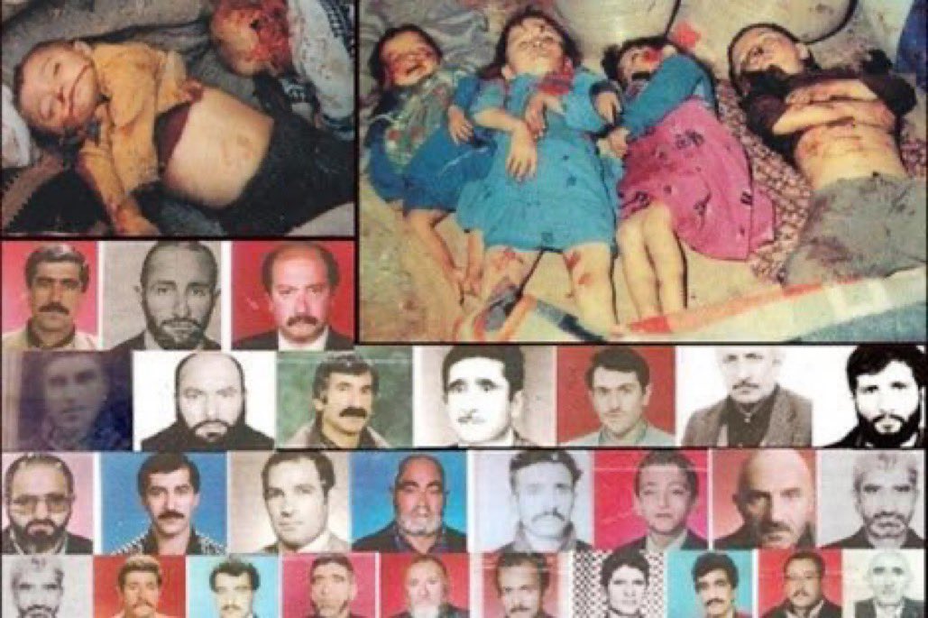 FiiTarih's tweet photo. Tarihte Bugün||

Terör örgütü PKK 100'den fazla terörist ile Erzincan'ın Kemaliye ilçesi Başbağlar köyüne saldırdı.

Köy meydanında köyün 29 erkeği kurşuna dizildi.
Ardından köy ateşe verildi ve toplamda 33 sivil vatandaşımız örgüt tarafından alçakça katledildi, 1993.

Unutmadık. https://t.co/XhI6fOoGJb