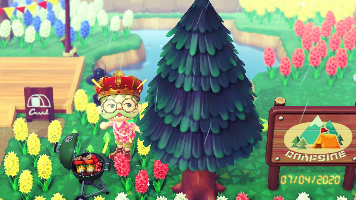 yubimusubi's tweet photo. Killing time with #AnimalCrossing while grilling @BeyondMeat - Don't forget to check the grill! #ACNH #NintendoSwitch https://t.co/QS2AU21ib8
