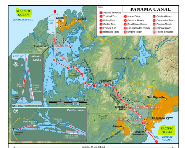 6/Why is Panama so important?It is in the middle of all the action. The Panama Canal, one of the world's great engineering marvels, connects the Atlantic & Pacific Oceans. Also, it is in Central America - the land bridge between North & South America. [Plus, it borders ]
