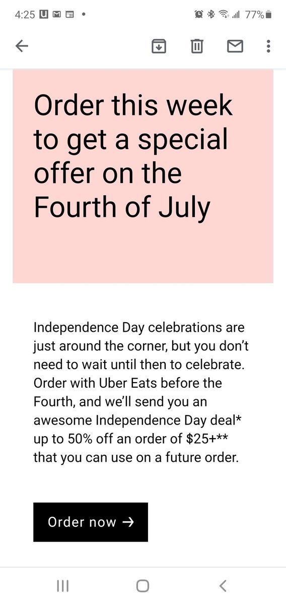 jalalthoughts's tweet photo. @UberEats I made an order yesterday and still waiting to get the  promo code for today to use, what's the deal? 🤔 I'd like to use that today please help #jalalthoughts #UberEats #ubereatspromo https://t.co/MAdhJIXQtC