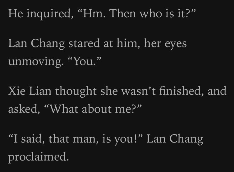 When it comes to 800 year old demon fetus, Xie Lian, you ARE the father!
