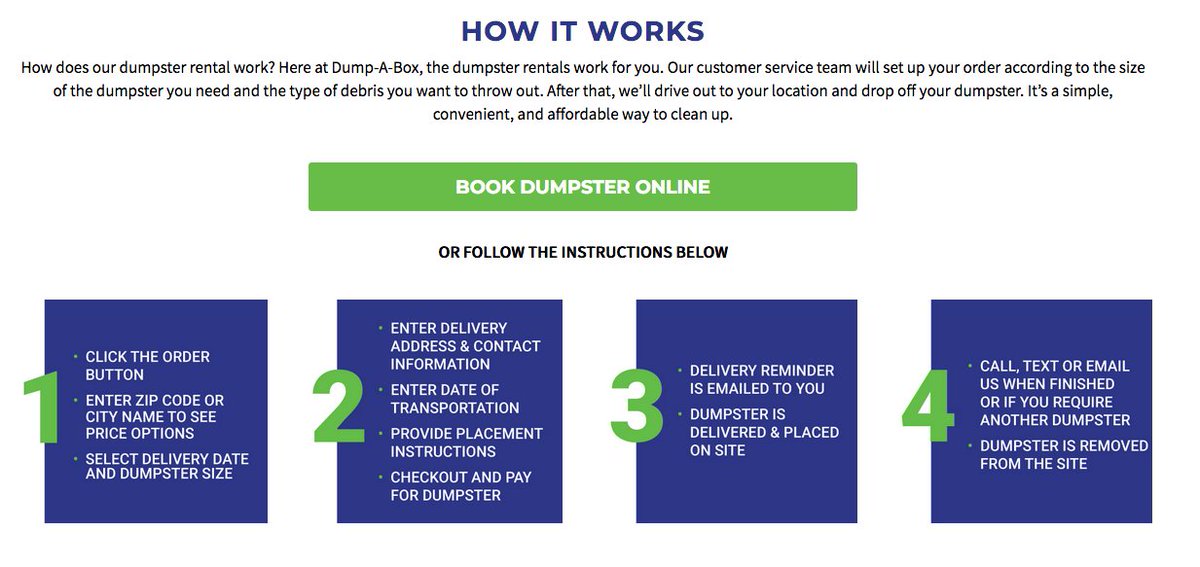 dumpabox's tweet photo. Easiest ordering process in Central Ohio! See it, click it, get it! -->https://t.co/mKKl5N9vDL https://t.co/dCRNgQ8Wyv