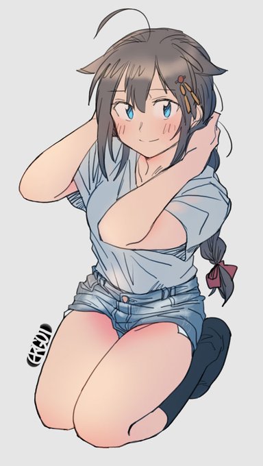 ※時雨ちゃんです
#odaibako_erugotto https://t.co/37QgDUjm8Q 