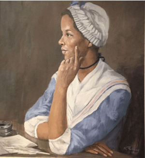 Abigail Adams was not the only woman at the time who tried to bend the ear of the so-called "Founding Fathers." Phillis Wheatley, who published her first volume of poetry in 1773 while still enslaved, became a literary celebrity in the Colonies.